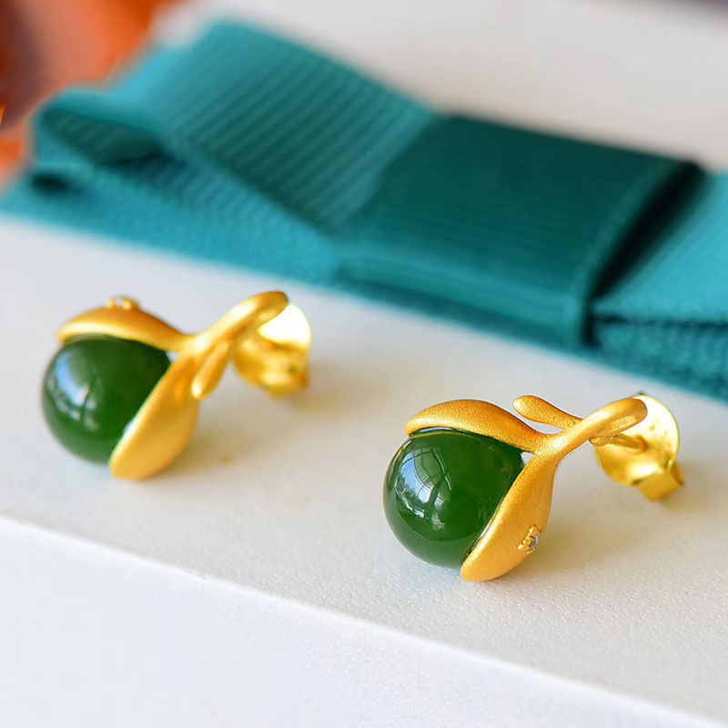 Delicate Dainty And Minimalist Flower Bud Earrings Best YouTube Store