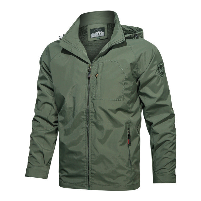 Men's Casual Windproof Thin Mountaineering Jacket Best YouTube Store