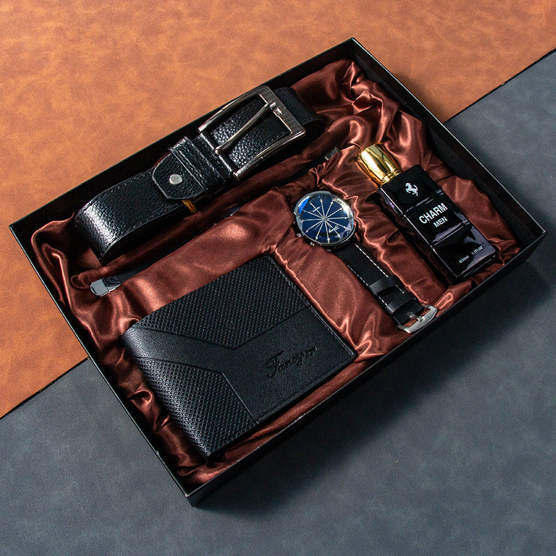 Cross-Border Men's Gift Business Gift Suit Belt Wallet For Boyfriend Valentine's Day Christmas Gift CJD