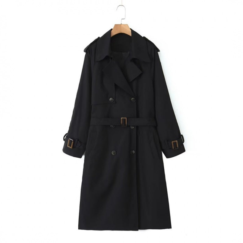 Women's Fashion Casual Long Trench Coat LadyShow.Store