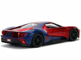 2017 Ford GT "Spider-Man" Theme "Marvel" Series 1/32 Diecast Model Car by Jada Jada