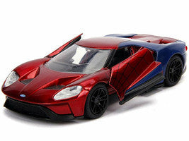 2017 Ford GT "Spider-Man" Theme "Marvel" Series 1/32 Diecast Model Car by Jada Jada