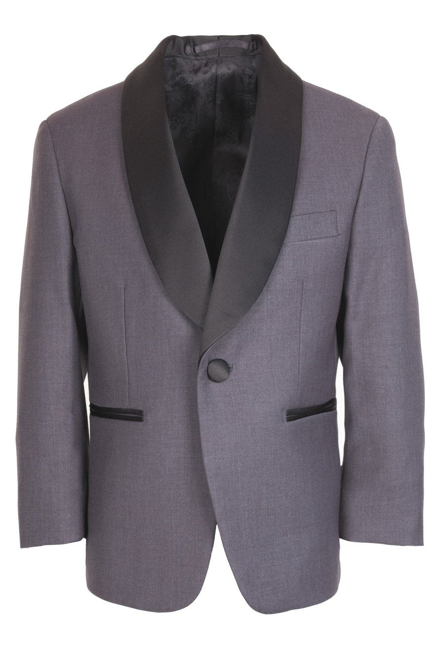 "Bradford" Kids Tuxedo Jacket Shawl (Separates)-2