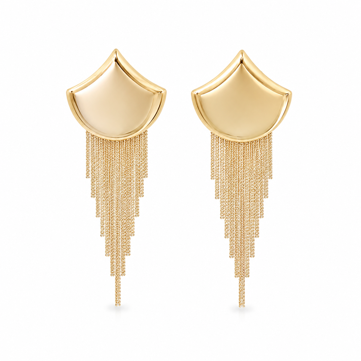 Fringe Tassel Earrings | Statement Waterfall Drop Earrings (L454A) MIA J