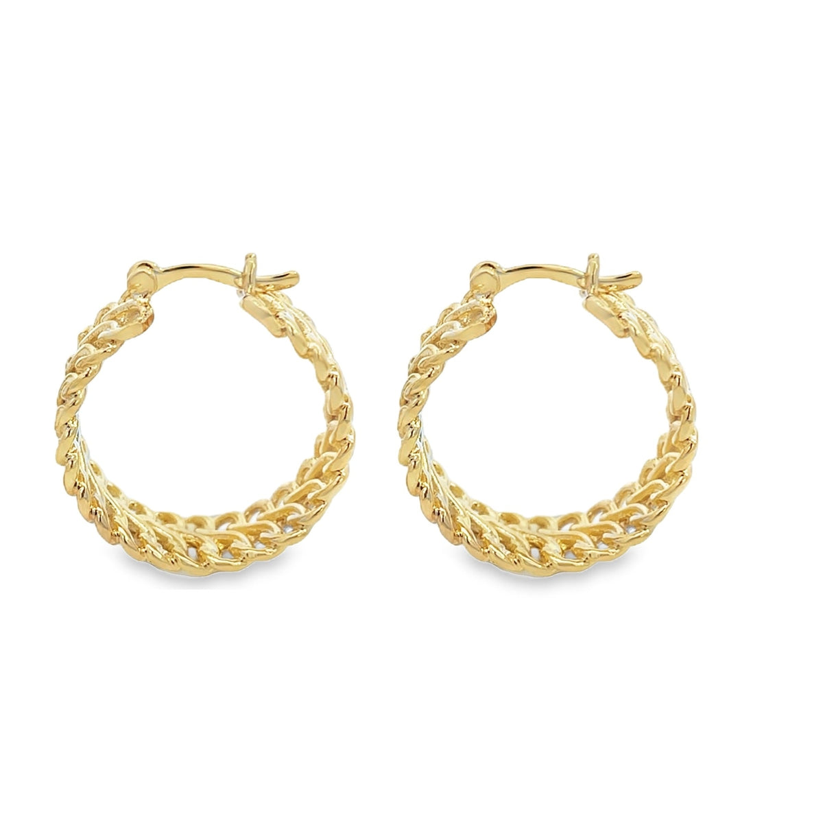 Gold Infinity Hoop Earring (J187) MIA Jewelry