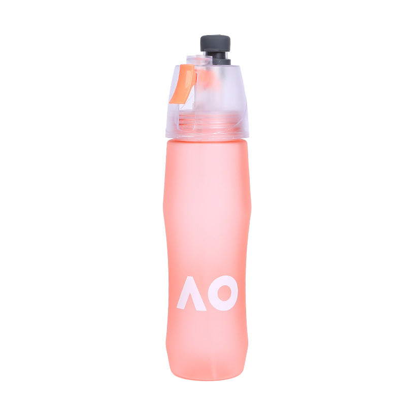 Plastic Spray Sports Water Bottle for Students LadyShow.Store