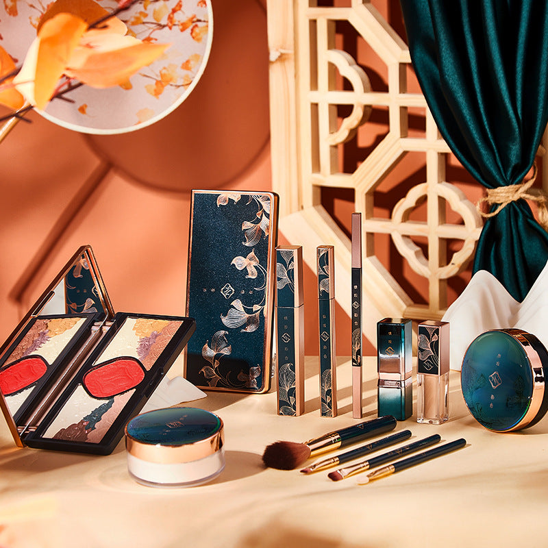 Valentine's Day Birthday Gift Antique Carved Lipstick With Brush CJD