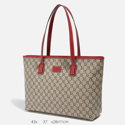 Women's Large Capacity Genuine Leather Tote Bag LadyShow.Store