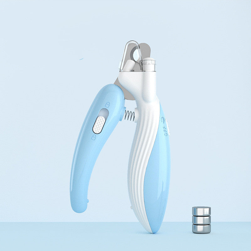 Pet Nail Clippers Dog Nail Clippers Cat Nail Clippers LED Electric Nail Grinder Pet Supplies LED Light Pet Nail Clippers Best YouTube Store