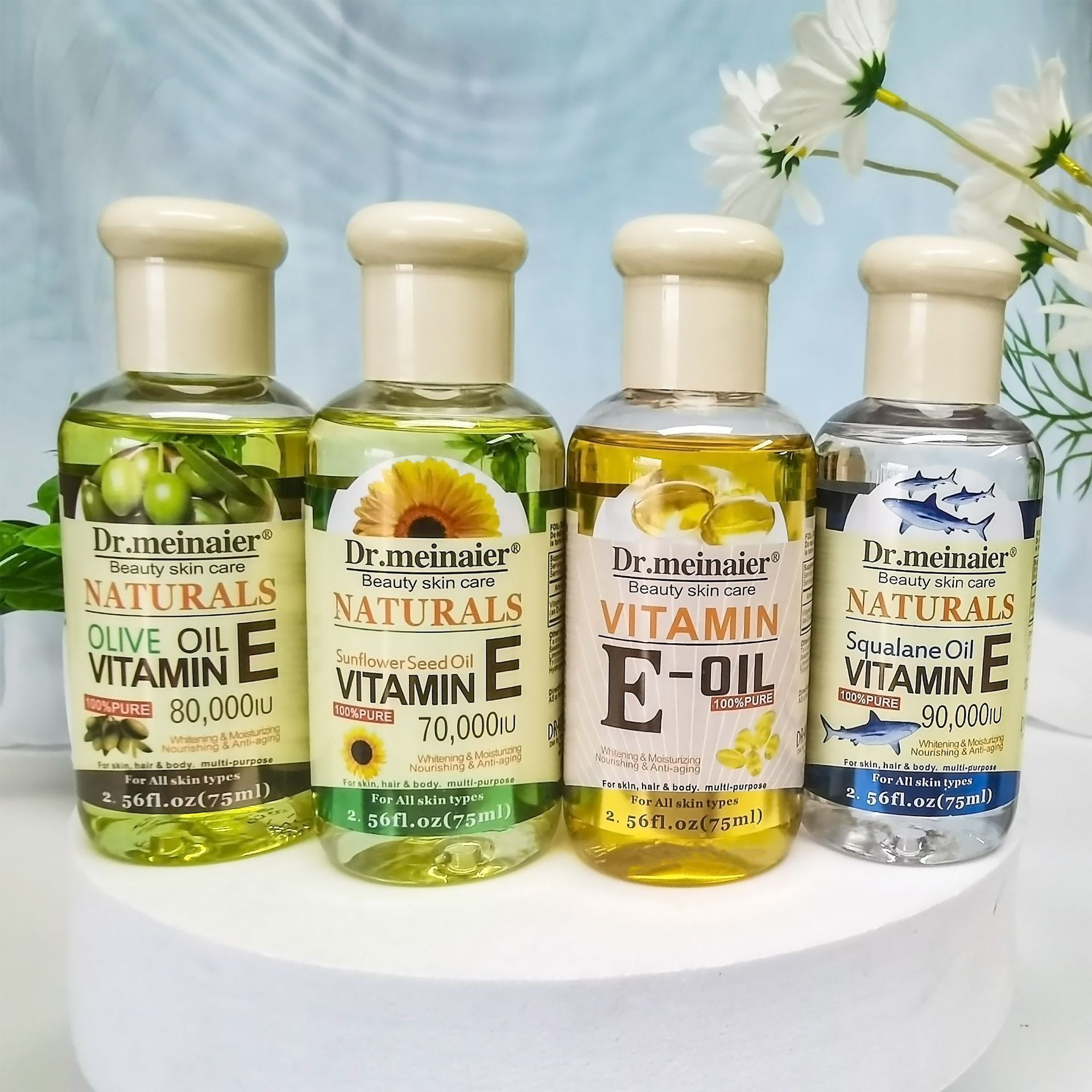 Vitamin E Synthesis Oil Facial Body Hair Care Essential Oil Natural Moisturizing Vegetable LadyShow.Store