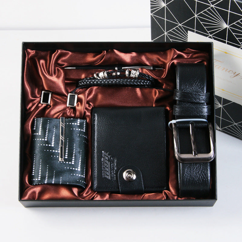 Cross-Border Men's Gift Business Gift Suit Belt Wallet For Boyfriend Valentine's Day Christmas Gift CJD
