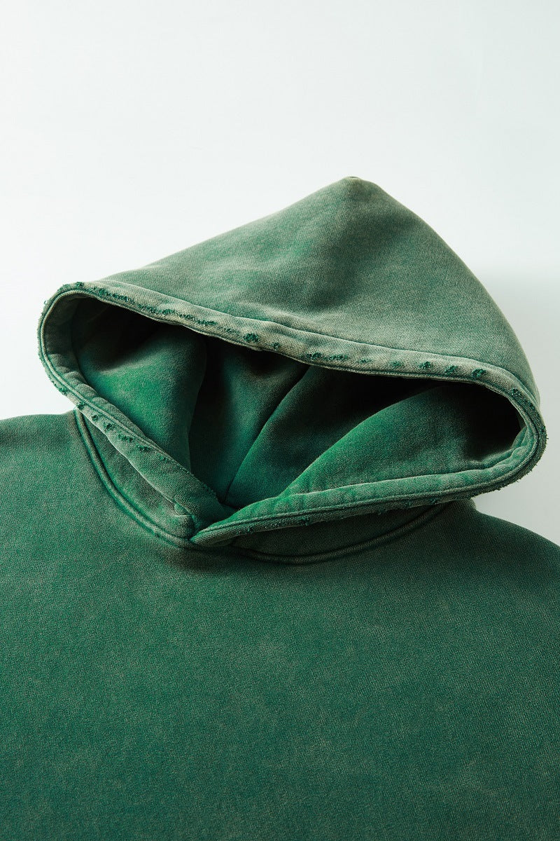 Women's Loose Retro Fleece Hooded Sweatshirt LadyShow.Store