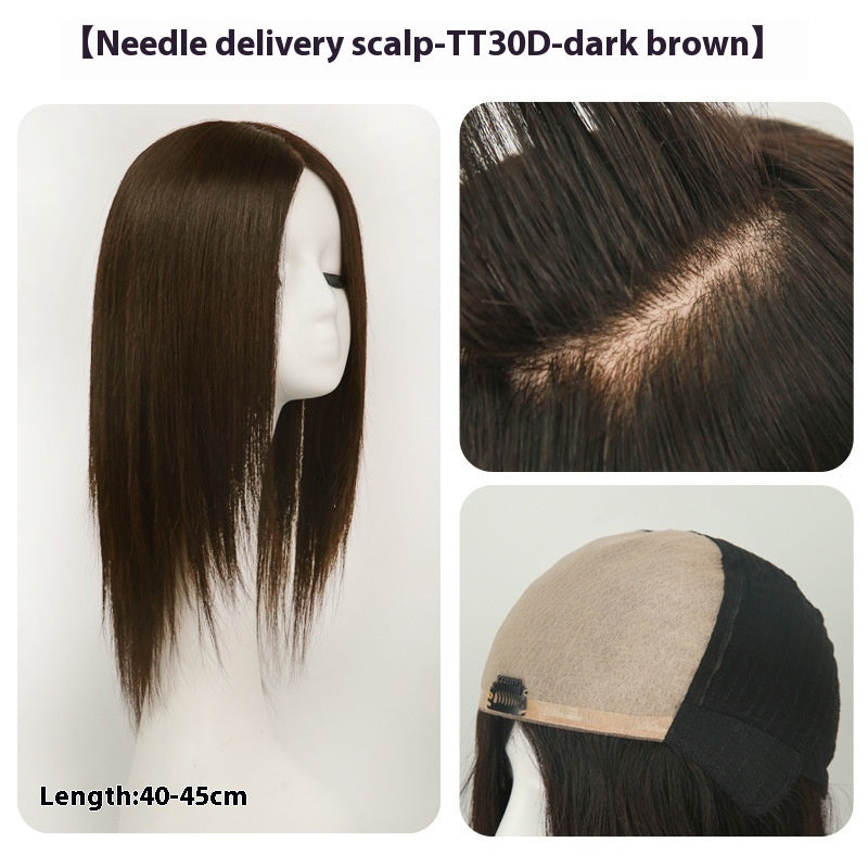 Lace Wig Can Be Dyed And Ironed Full Head Cover CJD