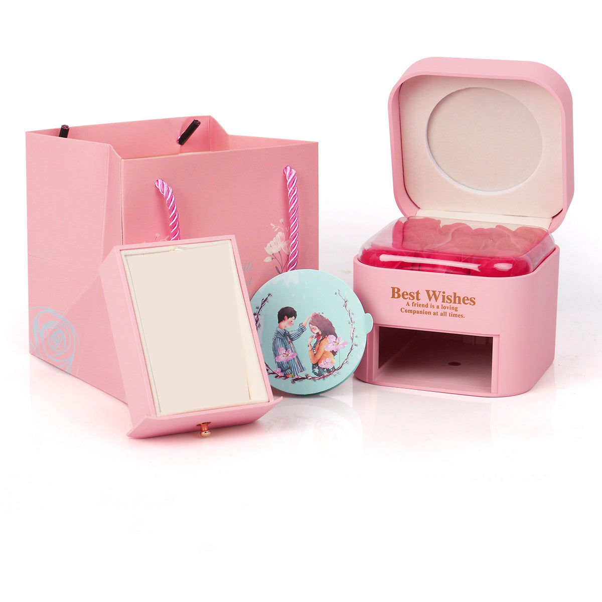 Tanabata Romantic Valentine's Day Ring Pendant Gift Box LadyShow.Store