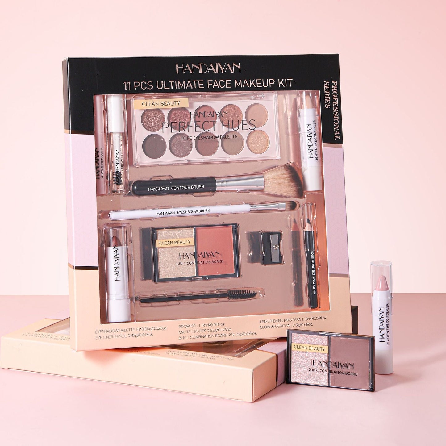 11-piece Set Of Makeup For Beginners Boxes Lipstick Kit LadyShow.Store