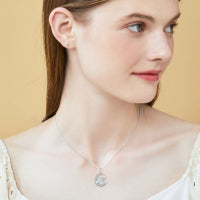 Sterling Silver Highland Cow Jewelry Necklace Gifts For Women Girls Animal Cow Lover LadyShow.Store