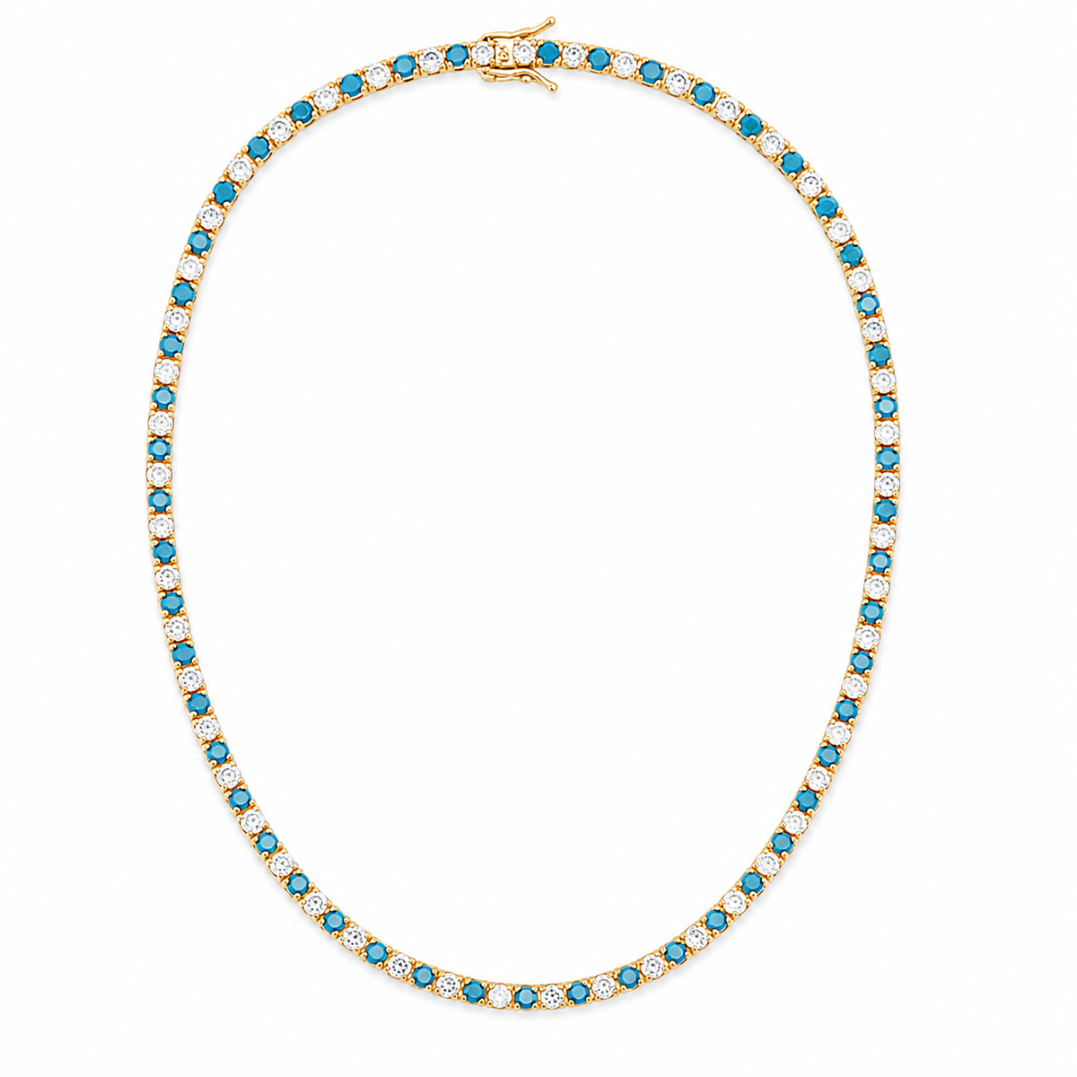 3mm CZ Tennis Bracelet – Color Stone & Clear Bezel Bracelet MIA J