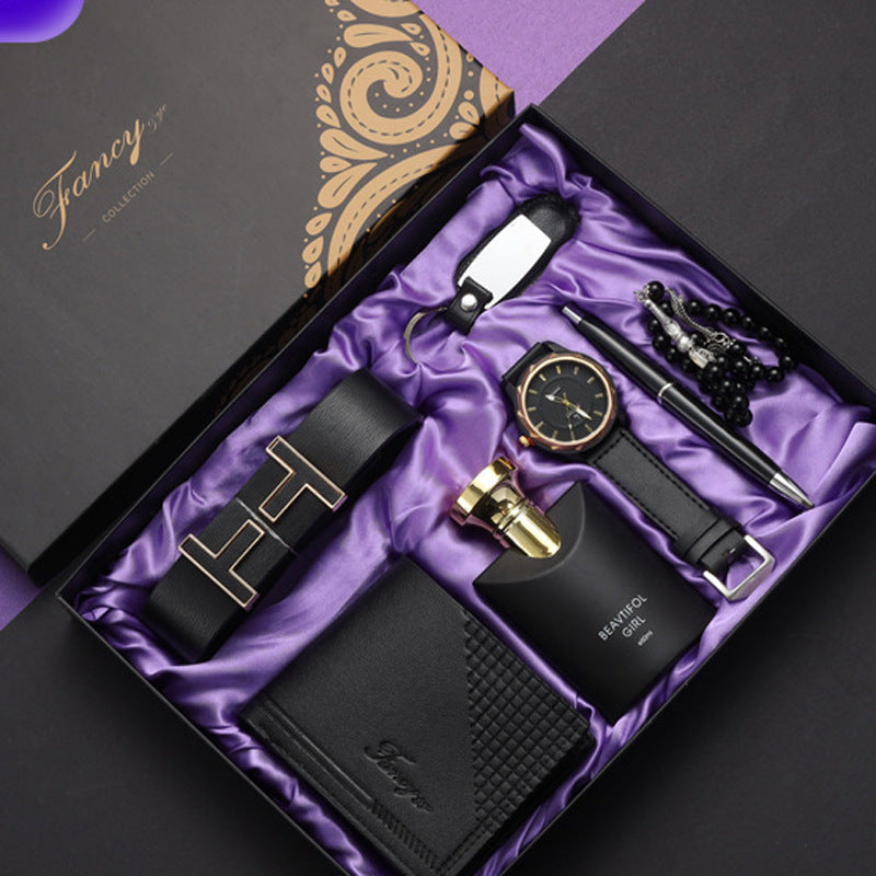 Cross-Border Men's Gift Business Gift Suit Belt Wallet For Boyfriend Valentine's Day Christmas Gift CJD