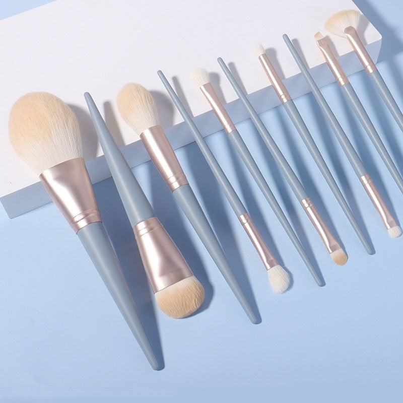 10 Makeup Brushes Suit Foundation Face Powder Eye Shadow Brush Complete Set LadyShow.Store