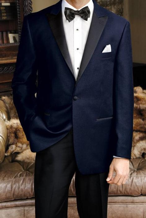 "Kensington" Black Velvet Dinner Jacket (Separates) Tux-USA
