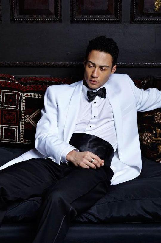 "Brentwood" White Dinner Jacket Tux-USA