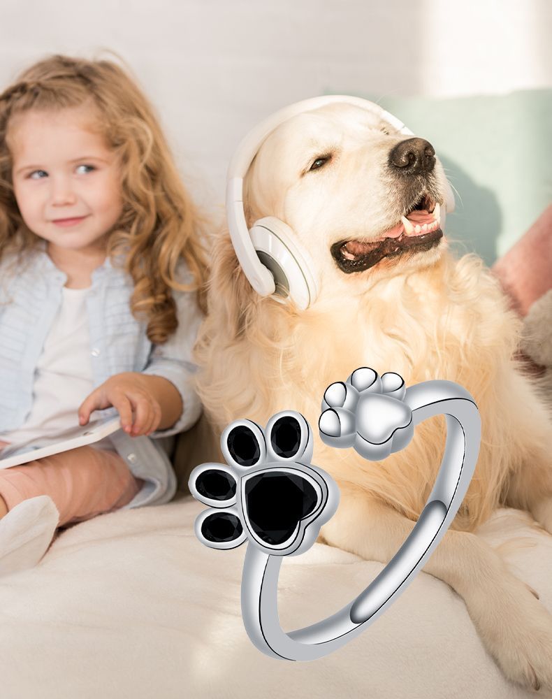 Women's Adjustable Creative Cute Kitten's Paw Ring LadyShow.Store