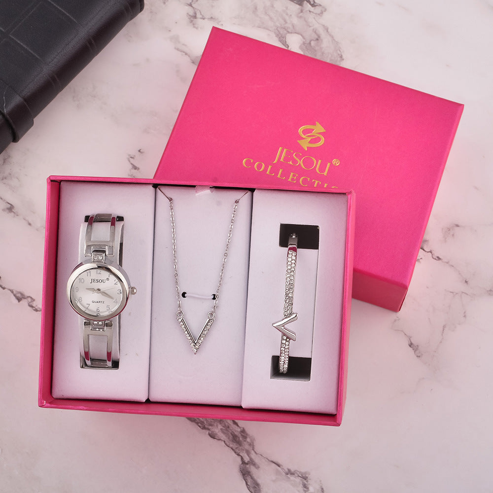 Valentine's Day Gift Watch Women's Simple Bracelet Set CJD