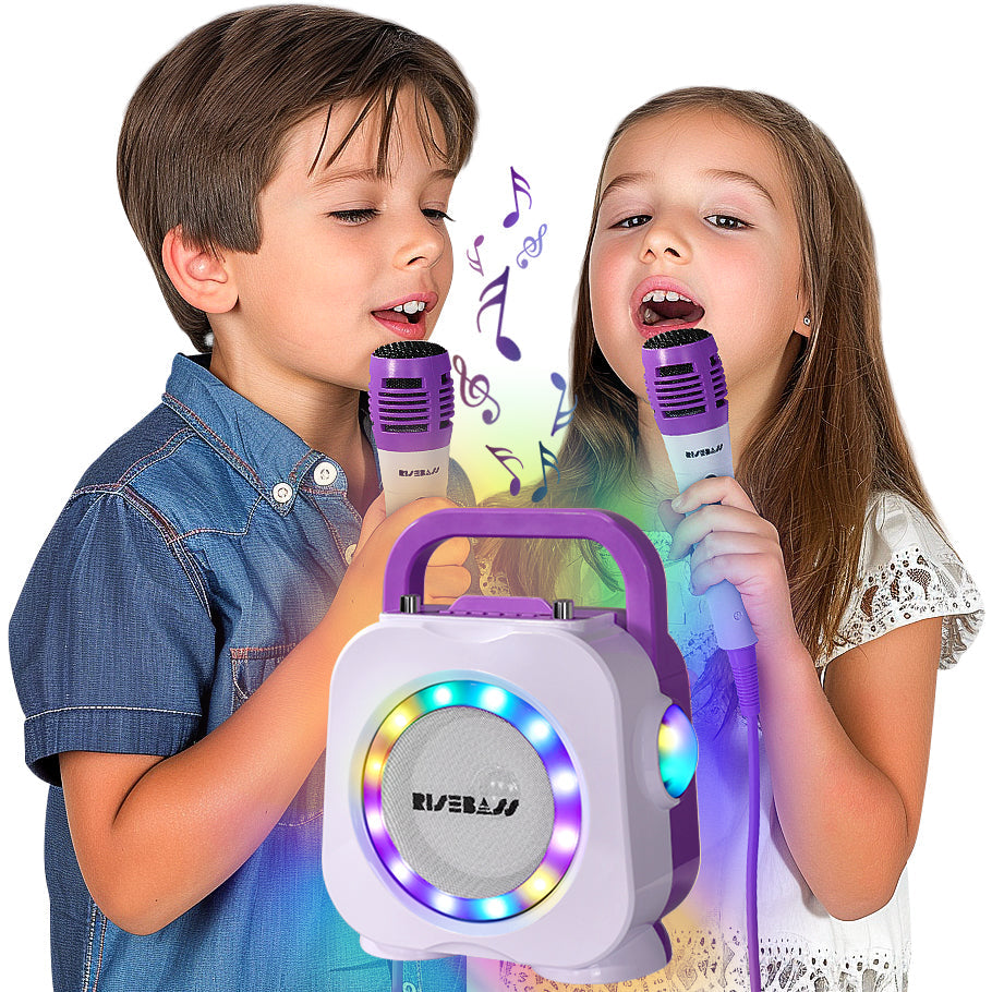 Karaoke Machine for Kids - Bluetooth Speaker with 2 Microphone - Portable Kids Karaoke Machine for Girls and Boys - Birthday Gift for Girls and Boys Ages 2 Years Old and Up. LuxuryLifeWay Online Store