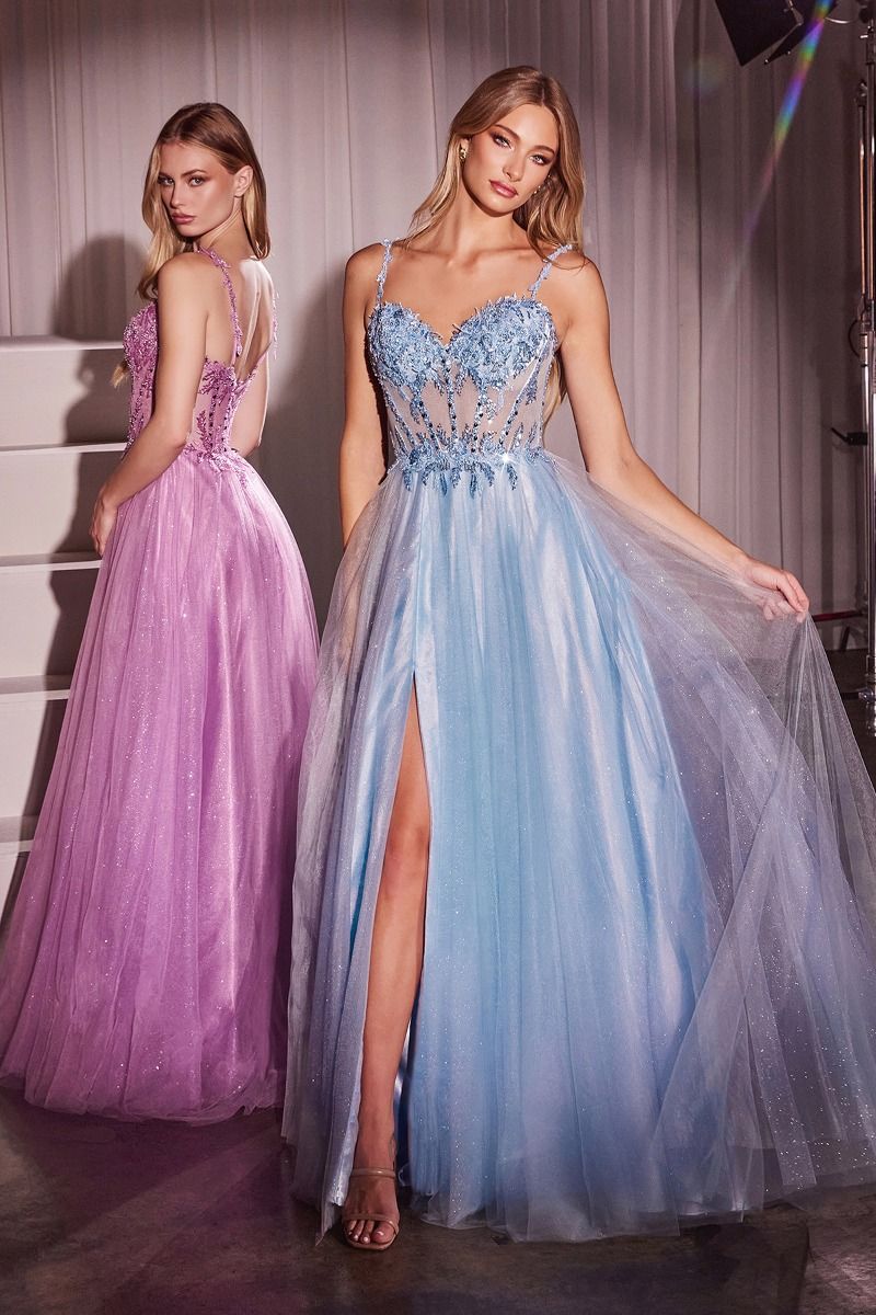 Lace & Tulle A-Line Dress Tux-USA