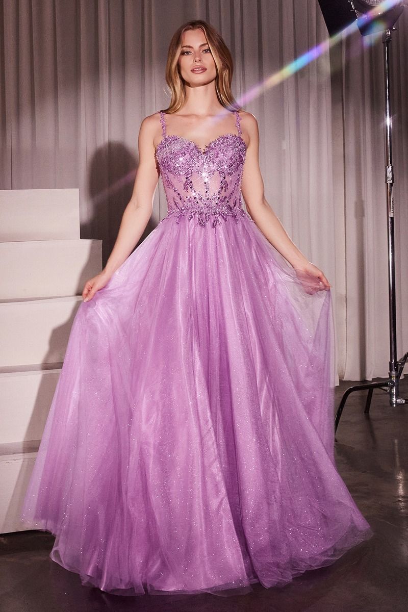 Lace & Tulle A-Line Dress-5