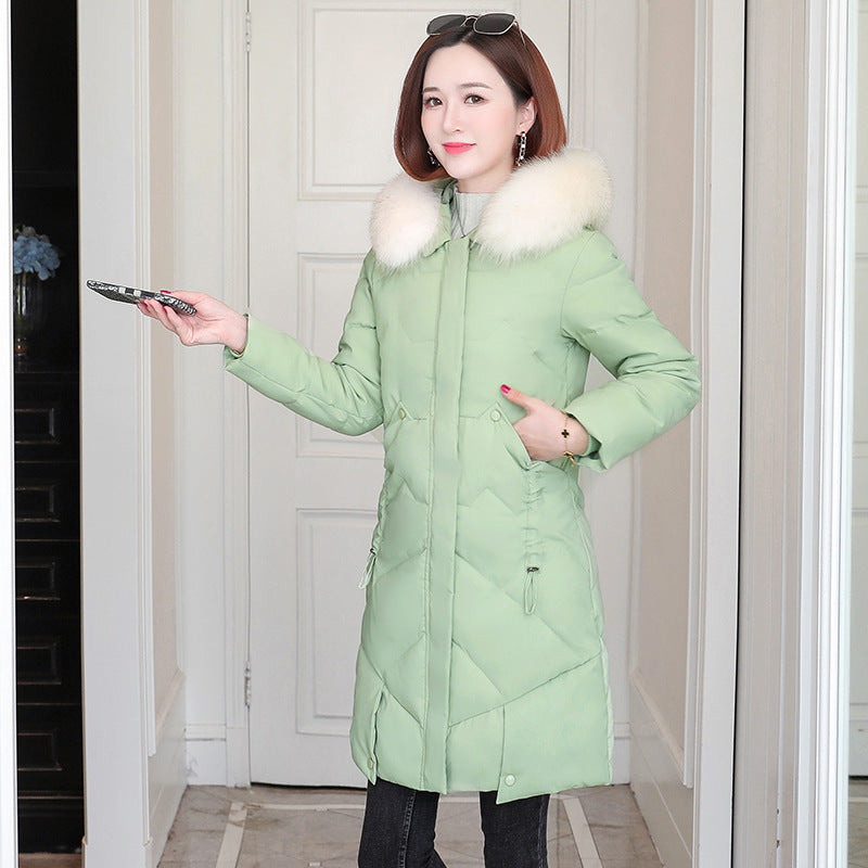 Large Fur Collar Padded Winter Jacket Pi-Mart