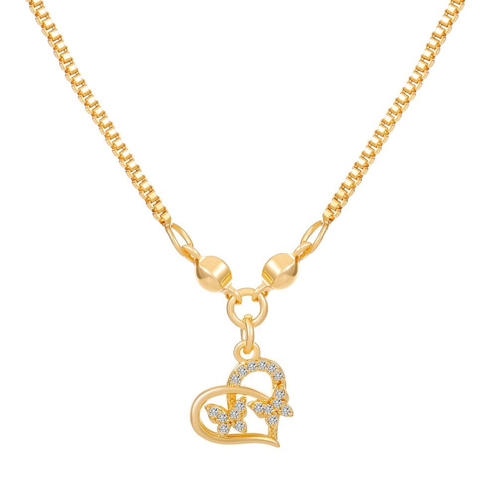 Women's Fashionable Temperament Butterfly Tassel Necklace LadyShow.Store