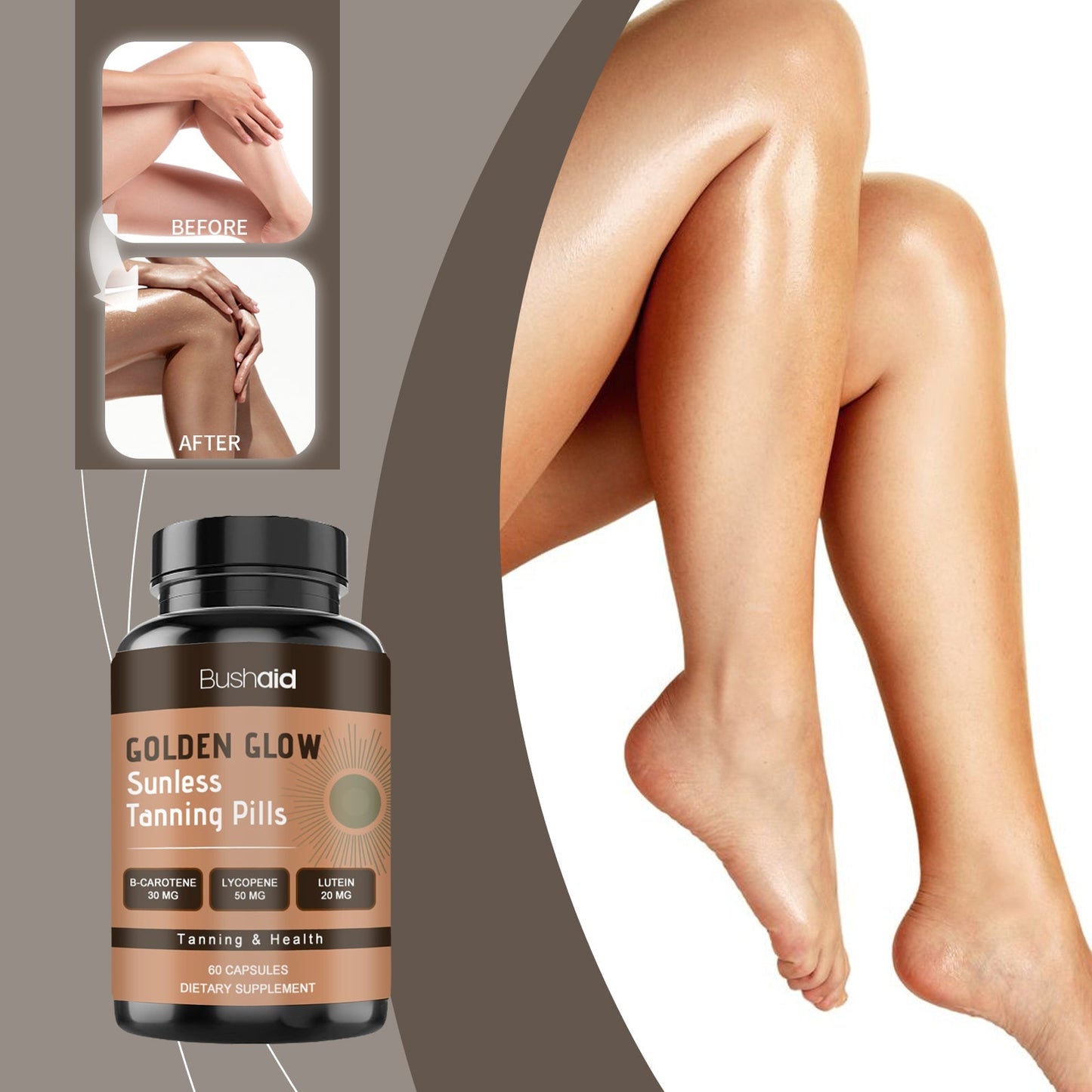 Tanning Capsules Oral Tri Light Beauty