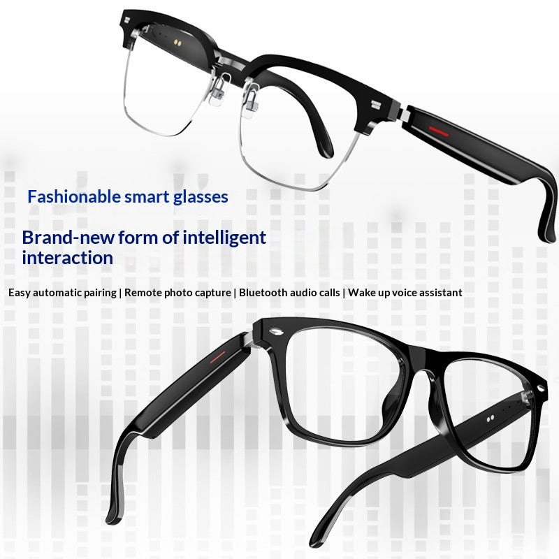 Bluetooth Long Battery Life Multi-Functional Blue Light Blocking Call Glasses Best YouTube Store