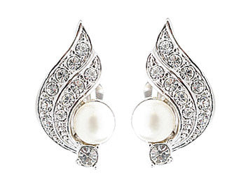 Valentine's Day Gift Angel Wings Pearl Ear Clip LadyShow.Store