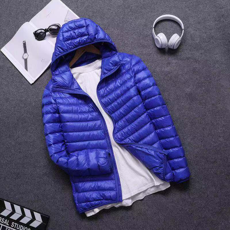 Men's Lightweight Cotton-Padded Jacket with Hood Pi-Mart