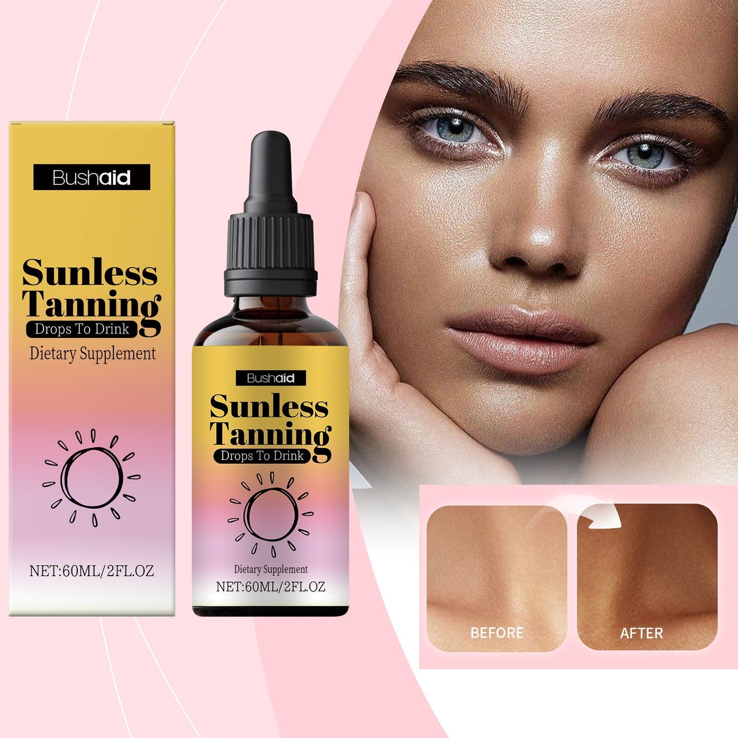 Tanning Drops Oral Tri Light Beauty