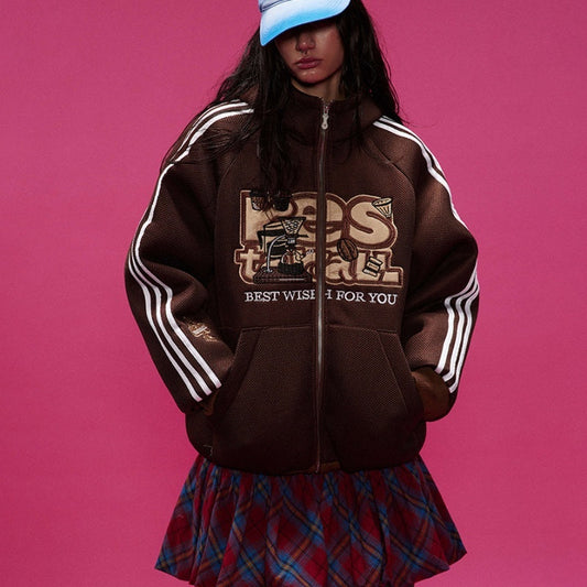 Cotton College Style Hooded Cotton-padded Coat LadyShow.Store