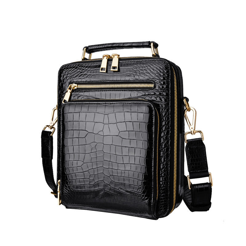 New Fashion Personalized Leather Men's Handbag CJD