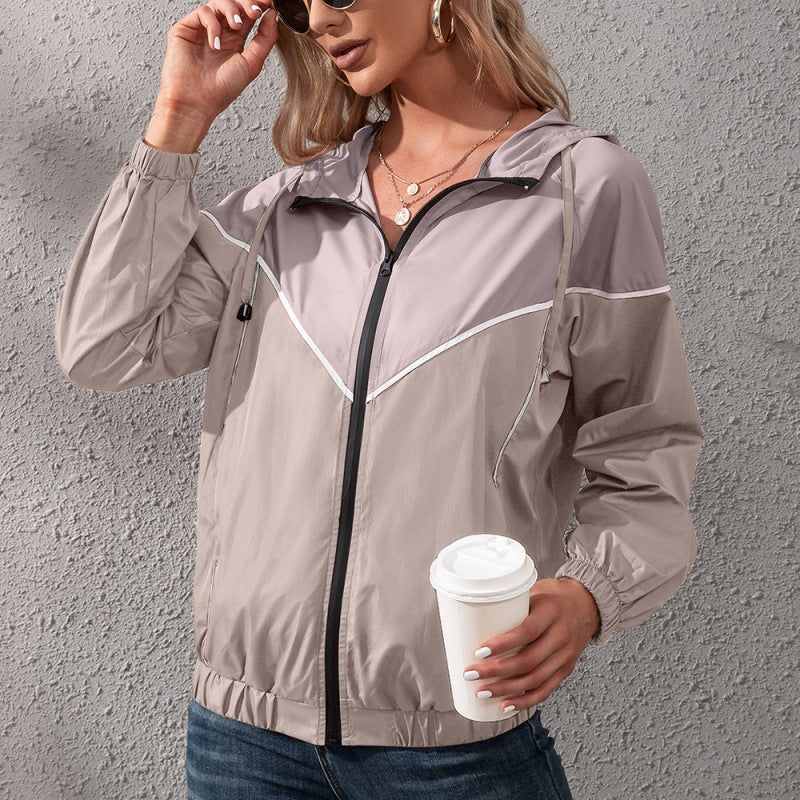 Women's Jacket Hooded Waterproof Jacket Coat Top