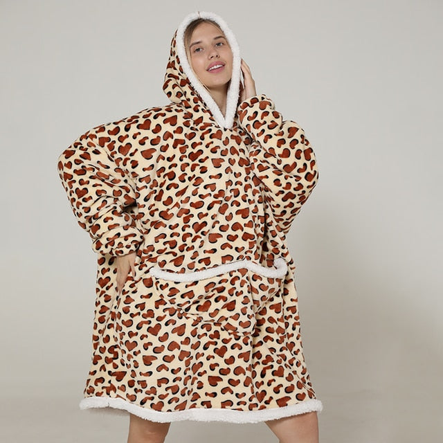 Oversized Hoodie Warm Blankets