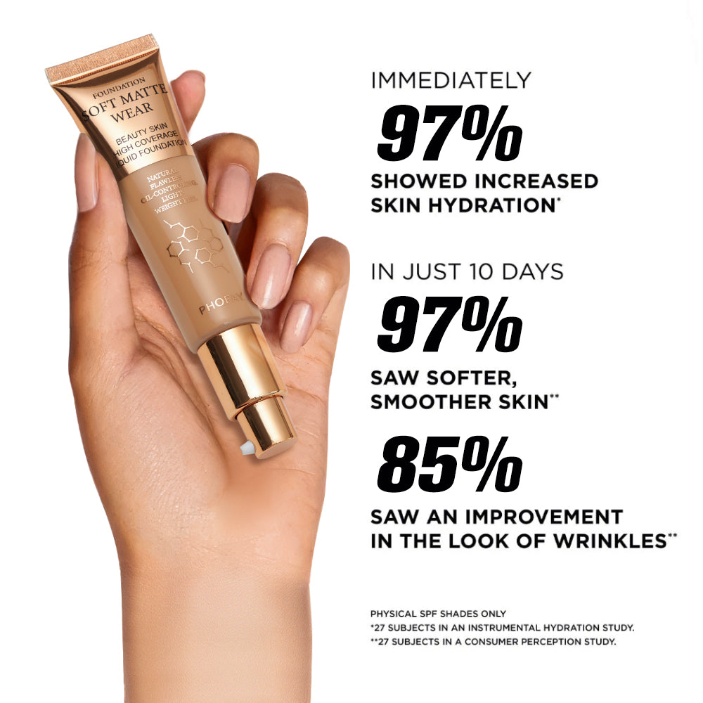 PHOFAY Full Coverage Foundation LadyShow.Store