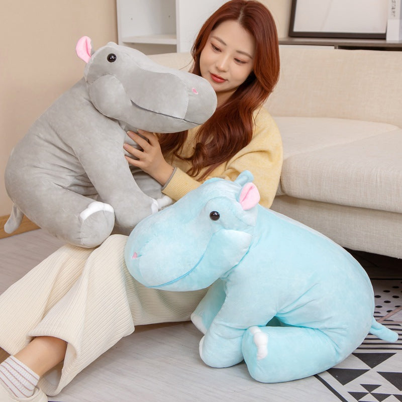 Plush Toy Hippo Doll Children's Day Gift Pillow CJD