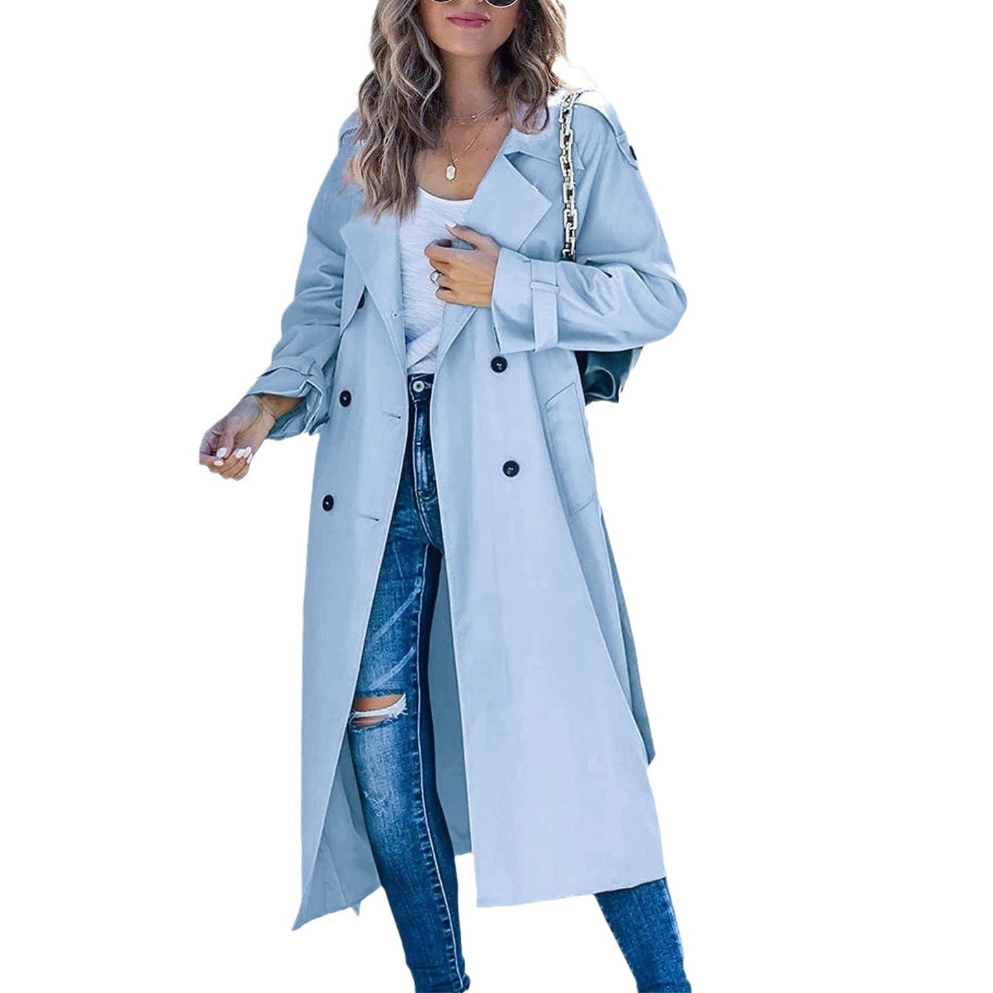 Women's Fashion Casual Solid Color Windbreaker Jacket LadyShow.Store
