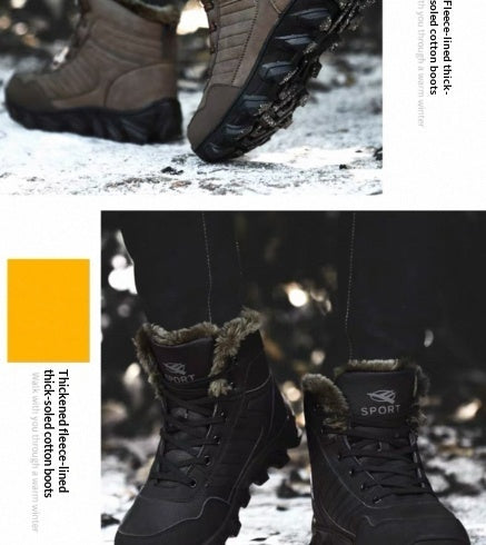 Winter Fleece-lined Thermal Cotton Shoes For Casual And Sports Wear Best YouTube Store