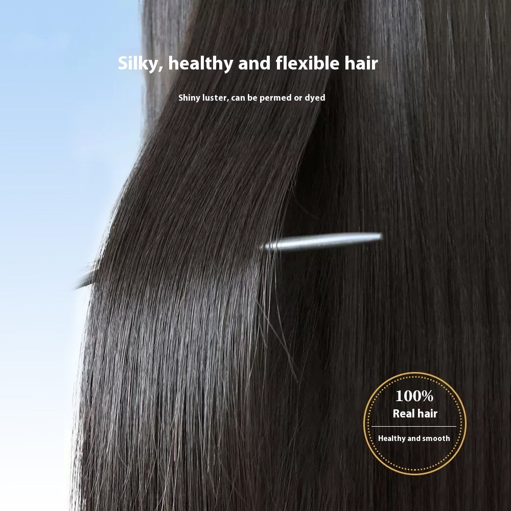 Women's Fashion Full Human Hair Wig LadyShow.Store