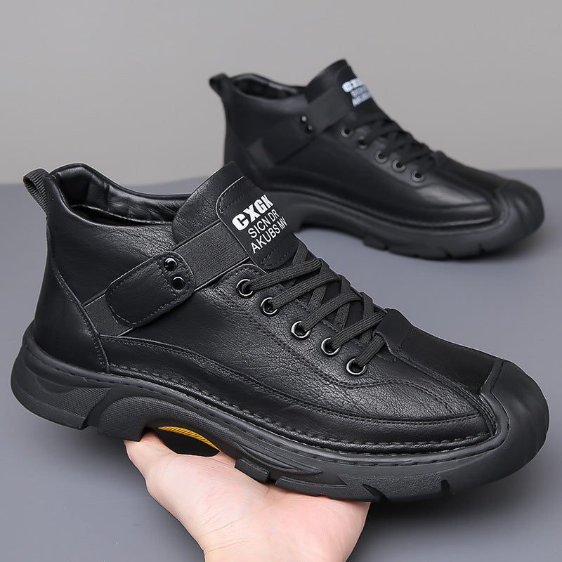 Men's Fleece-Lined Warm Casual Shoes Best YouTube Store