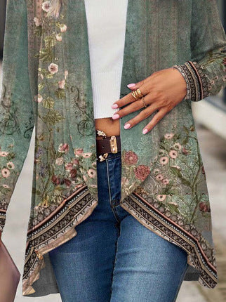 Shawl Small Suit Cardigan Outer Wear Ethnic Style Accent Plus