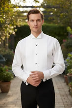 "David" White Wingtip Tuxedo Shirt-3