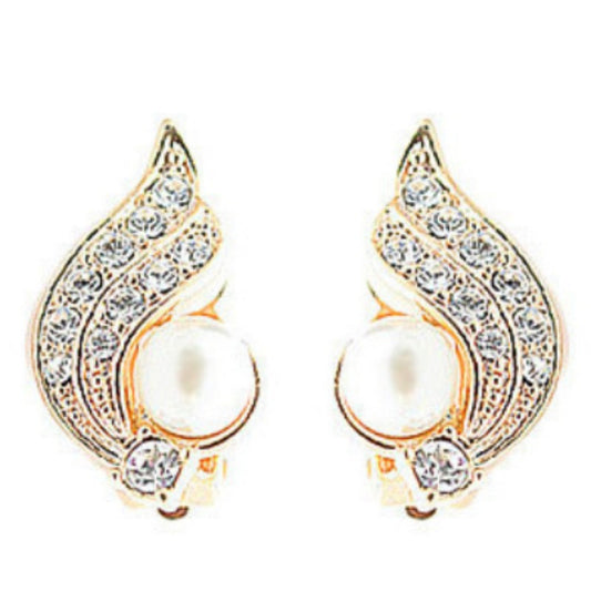 Valentine's Day Gift Angel Wings Pearl Ear Clip LadyShow.Store